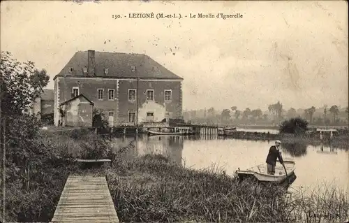 Ak Lézigné Maine-et-Loire, Moulin d'Ignerelle