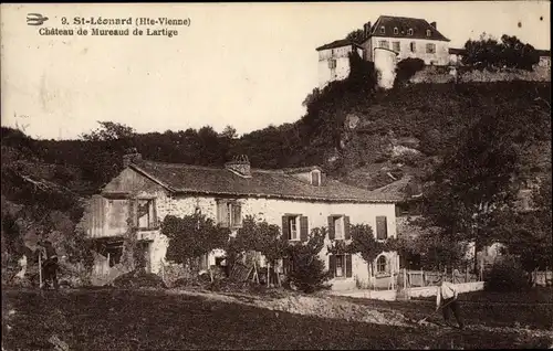 Ak Saint Léonard Haute Vienne, Chateau du Mureaud de Lartige