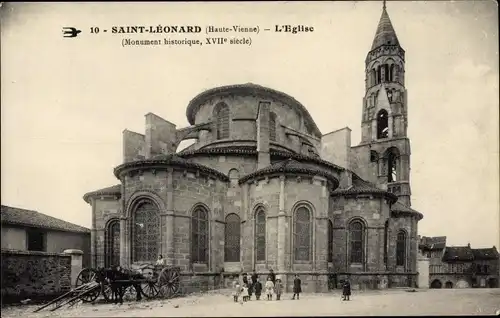 Ak Saint Léonard Haute Vienne, L'Eglise