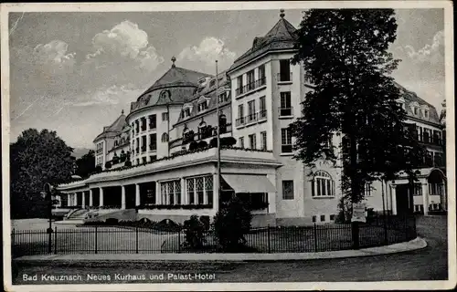 Ak Bad Kreuznach in Rheinland Pfalz, Neues Kurhaus, Palast Hotel