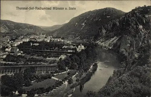 Ak Bad Münster am Stein Ebernburg, Gesamtansicht