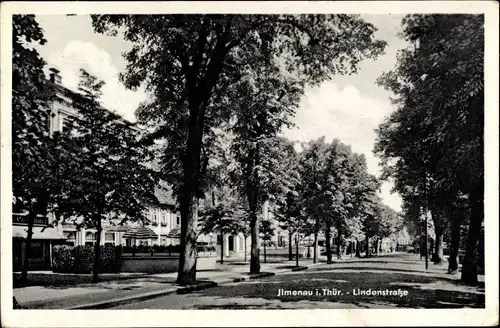 Ak Ilmenau in Thüringen, Lindenstraße