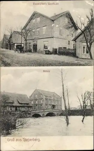 Ak Steyerberg Niedersachsen, Mühle, Gasthaus