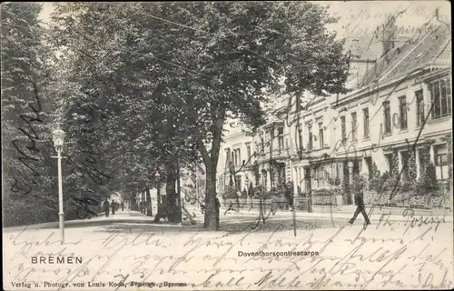 Ak Hansestadt Bremen, Doventhorscontrescarpe