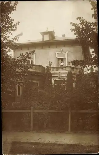 Foto Ak Hamburg Mitte Altstadt, Haus mit Garten