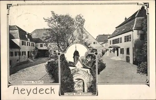Ak Heydeck Heideck in Mittelfranken, Schloss Kreuth