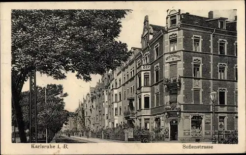 Ak Karlsruhe in Baden, Sophienstraße, Drogerie