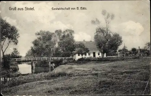 Ak Stotel Loxstedt in Niedersachsen, Gastwirtschaft