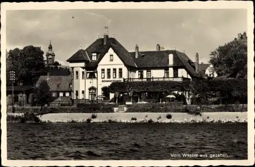 Ak Ratzeburg im Herzogtum Lauenburg, Gaststätte Seegarten, Küchensee