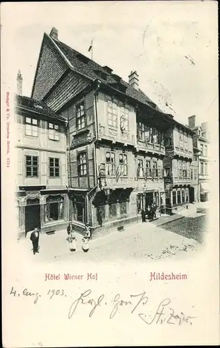 Ak Hildesheim in Niedersachsen, Hotel Wiener Hof