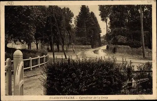 Ak Clairefontaine Yvelines, Carrefour de la Croix
