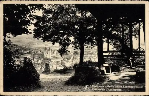 Ak Echternach Luxemburg, Pavillon de Trosknepchen