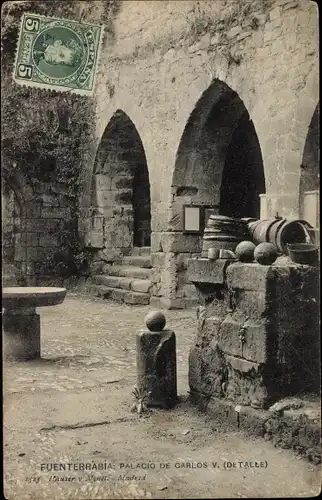 Ak Hondarribia Fuenterrabia Baskenland, Palacio de Carlos V.