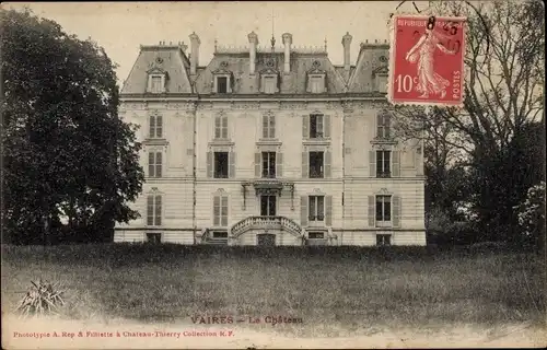 Ak Vaires Seine et Marne, Le Chateau