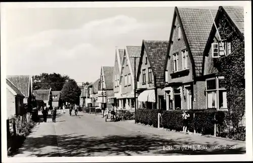 Ak Bakkum Nordholland Niederlande, Bakkumerstraat