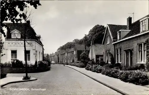 Ak Bennebroek Nordholland Niederlande, Schoollaan