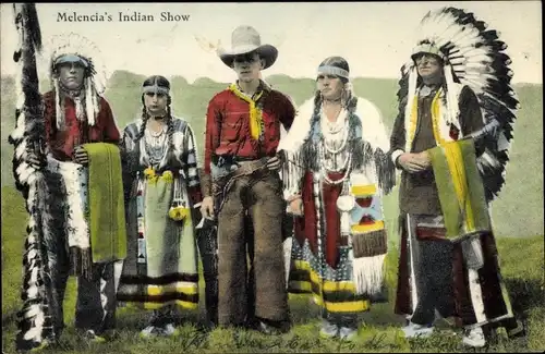 Ak Melencia's Indian Show, Indianer, Cowboy