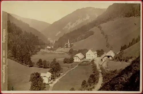 Kabinettfoto Buchenbach im Schwarzwald, 1881, Hirschsprung im Höllental