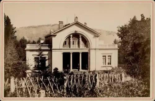 Kabinettfoto Badenweiler im Schwarzwald, 1881, Badehaus