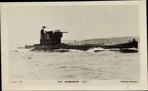 Ak Britisches U Boot, HMS L 71, submarine