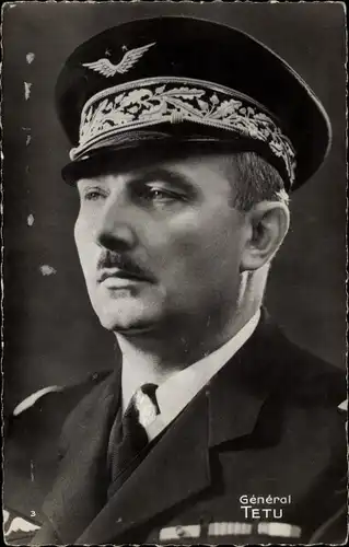 Ak Général Marcel Tetu, général de l'armée de l'air française