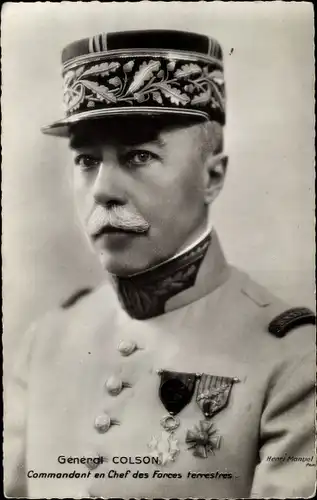 Ak Général Colson, Commandant, Chef des Forces terrestres