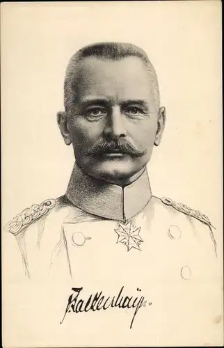 Ak General der Infanterie Erich von Falkenhayn