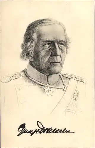 Künstler Ak Generalfeldmarschall Gottlieb von Haeseler, Portrait