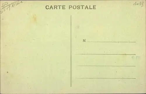 Ak Bécon les Granits Maine et Loire, Vue generale et la Gare