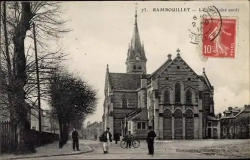 Ak Rambouillet Yvelines, L'Eglise