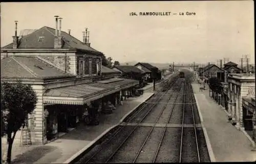 Ak Rambouillet Yvelines, La Gare