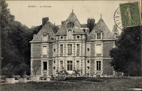 Ak Rosay Yvelines, Le Chateau