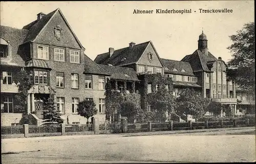 Ak Hamburg Altona, Altonaer Kinderhospital, Tresckowallee