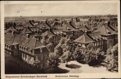 Ak Hamburg Nord Barmbek, Allg. Krankenhaus, Medizinische Abteilung