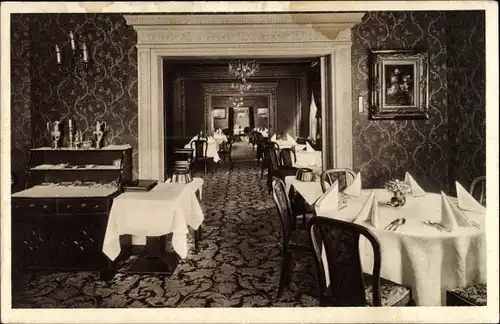 Ak Erfurt in Thüringen, Horst kohl, Weinrestaurant am Kaiserplatz, Durchblick