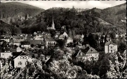 Ak Jugenheim an der Bergstrasse Hessen, Teilansicht