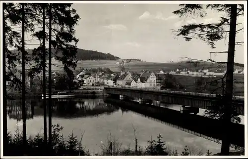 Ak Saalburg in Thüringen, Teilansicht