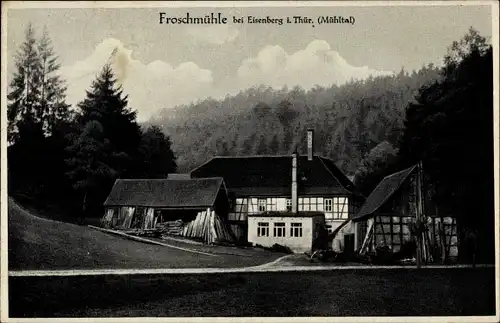 Ak Eisenberg im Saale Holzland Kreis, Froschmühle, Mühltal