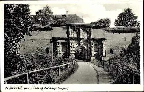 Ak Weißenburg in Mittelfranken Bayern, Festung Wülzburg