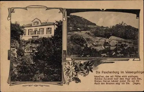 Jugendstil Ak Deckbergen Rinteln in Niedersachsen, Paschenburg