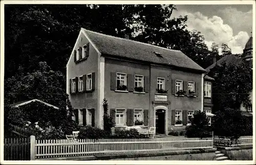 Ak Oybin in der Oberlausitz, Landhaus Immergrün