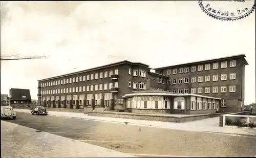 Foto Ak Egmond aan Zee Nordholland Niederlande, Troelstra Oord, Gebäude