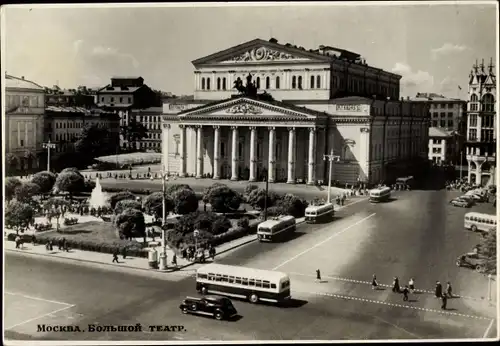 Ak Moskau Russland, Bolschoi Theater, Autobus