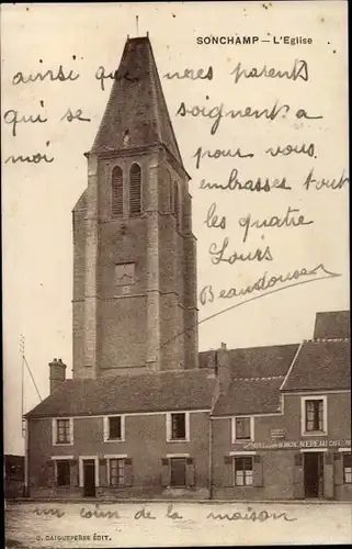 Ak Sonchamp Yvelines, L'Eglise