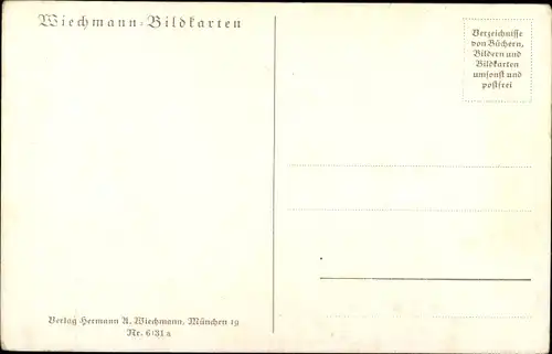 Künstler Ak Würffel, M., Silvesterabend, Ortschaft, Schnee