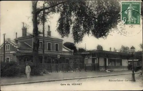 Ak Le Vesinet Yvelines, La Gare