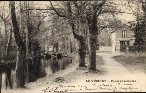 Ak Le Vesinet Yvelines, Passage Lenotre