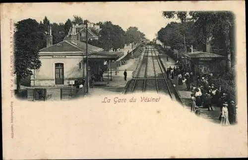 Ak Le Vesinet Yvelines, La Gare