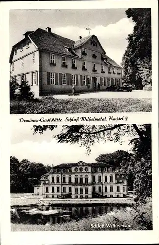 Ak Kassel in Hessen, Schloss Wilhelmstal, Domänen Gaststätte