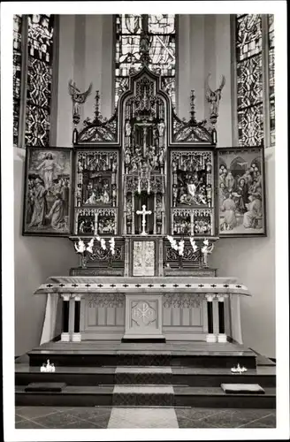 Ak Aachen in Nordrhein Westfalen, Mutterhaus der Christenserianen, Altar, Aureliusstraße 18-20